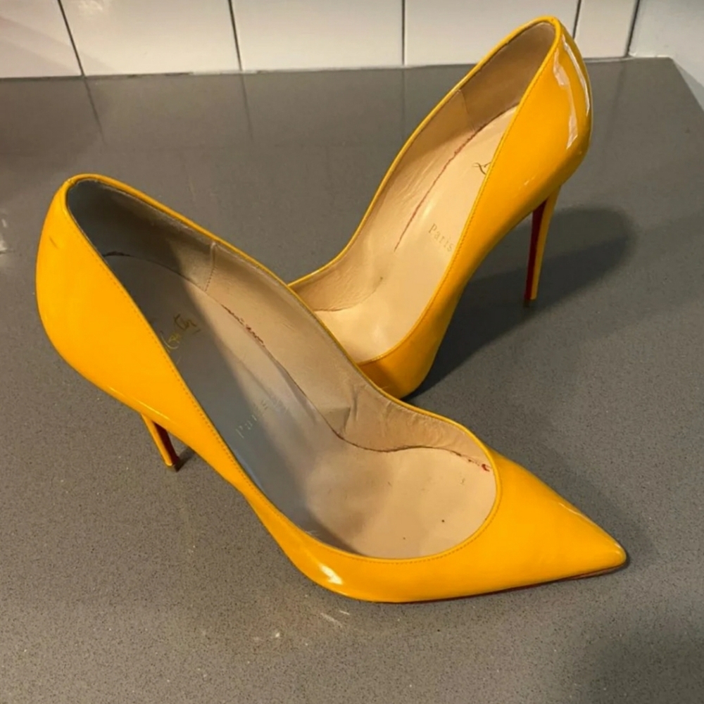 Pigalle 100mm Follies Patent Pump